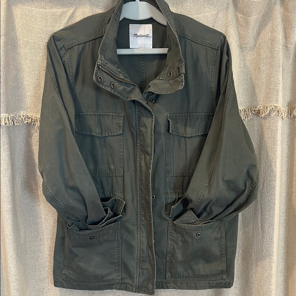 Madewell Olive Green Utility Coat